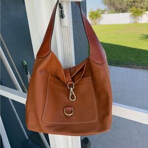Dooney & Bourke Tan Leather Hobo Bag